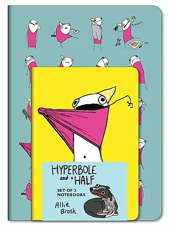 Hyperbole and a Half Notebooks (Set of 3) cover