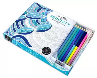 Vive Le Color! Serenity (Coloring Book and Pencils) cover