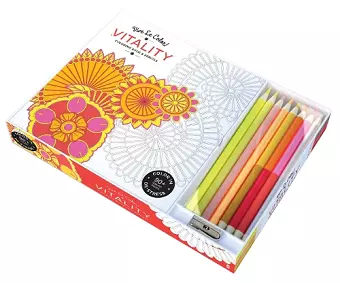 Vive Le Color! Vitality (Coloring Book and Pencils) cover