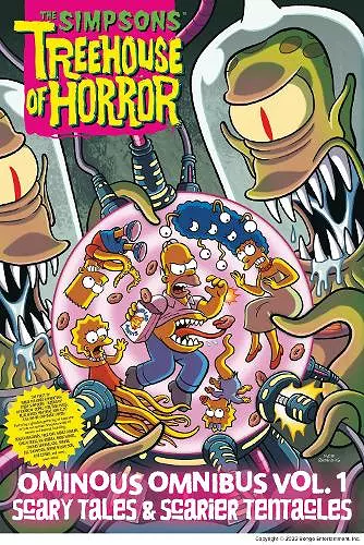 The Simpsons Treehouse of Horror Ominous Omnibus Vol. 1: Scary Tales & Scarier Tentacles cover