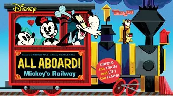 Disney All Aboard! Mickey’s Railway (An Abrams Extend a Book) cover