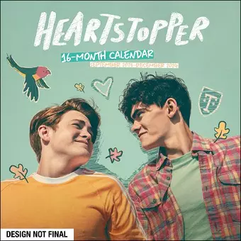 Heartstopper 16-Month 2023-2024 Wall Calendar with Bonus Poster and Love Notes cover