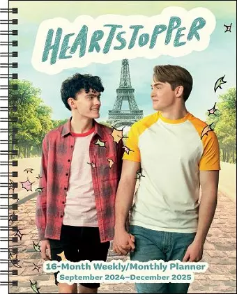 Heartstopper 16-Month 2024-2025 Weekly/Monthly Planner Calendar with Bonus Stickers cover