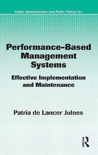 Performance-Based Management Systems cover