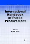 International Handbook of Public Procurement cover