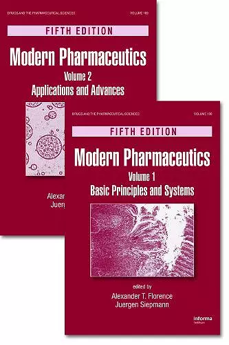 Modern Pharmaceutics, Two Volume Set cover