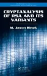 Cryptanalysis of RSA and Its Variants cover