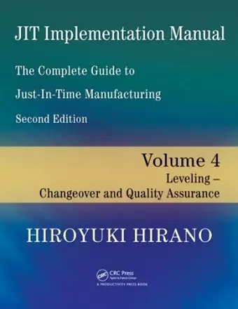 JIT Implementation Manual -- The Complete Guide to Just-In-Time Manufacturing cover