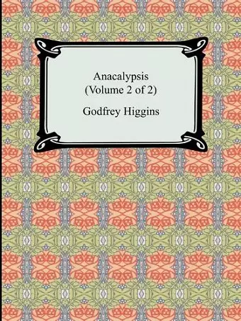 Anacalypsis (Volume 2 of 2) cover