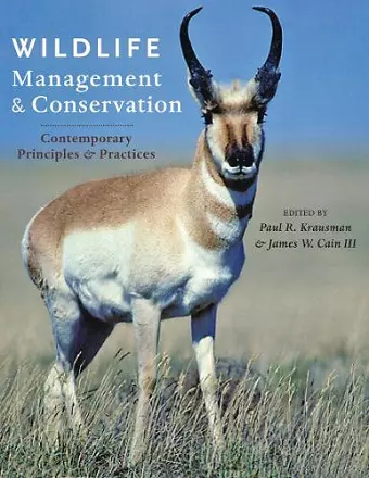 Wildlife Management and Conservation cover