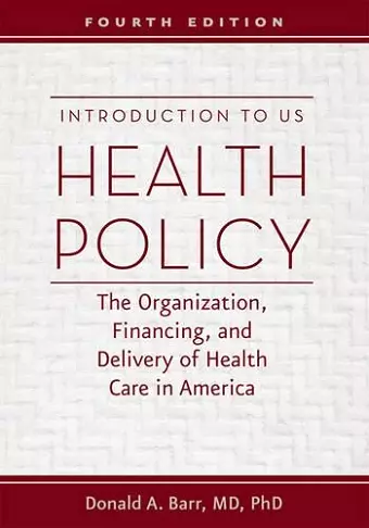 Introduction to US Health Policy cover