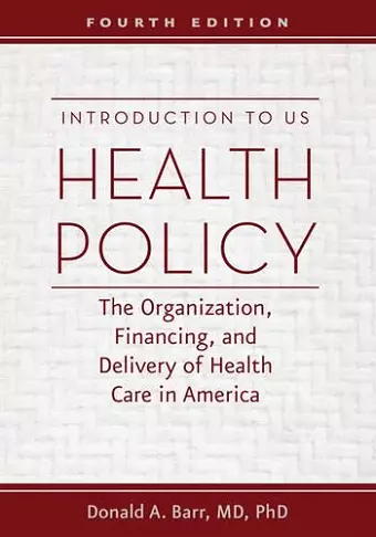 Introduction to US Health Policy cover