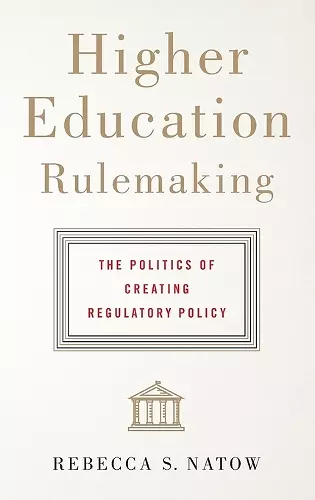 Higher Education Rulemaking cover