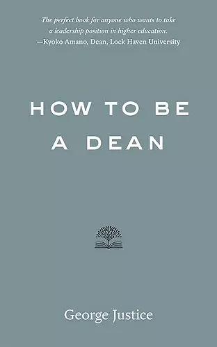 How to Be a Dean cover