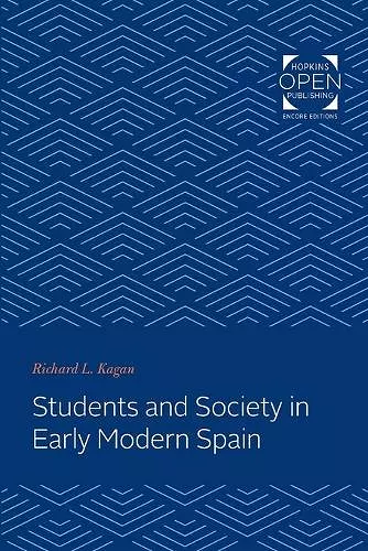 Students and Society in Early Modern Spain cover