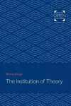 The Institution of Theory cover