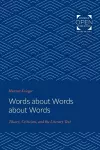 Words about Words about Words cover