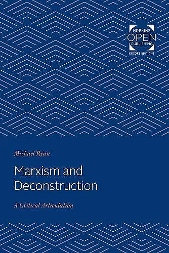 Marxism and Deconstruction cover