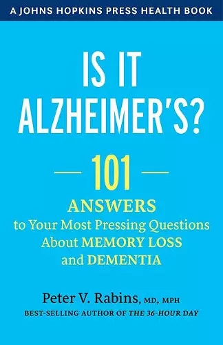 Is It Alzheimer's? cover