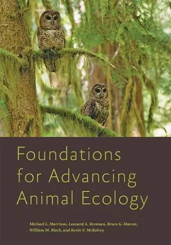 Foundations for Advancing Animal Ecology cover