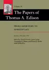 The Papers of Thomas A. Edison cover