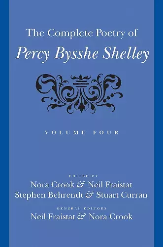 The Complete Poetry of Percy Bysshe Shelley cover
