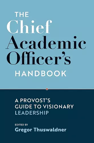 The Chief Academic Officer's Handbook cover