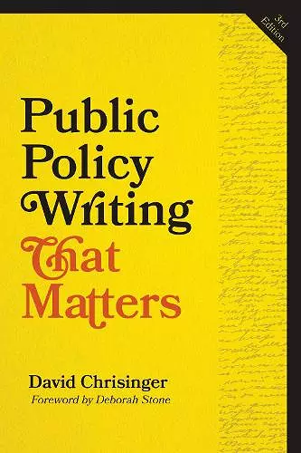 Public Policy Writing That Matters cover