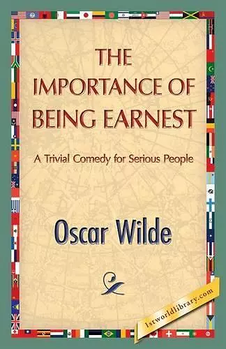 The Importance of Being Earnest cover