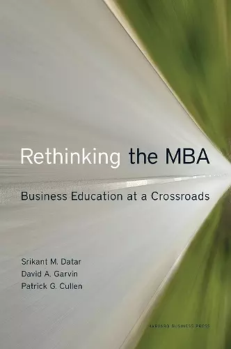 Rethinking the MBA cover