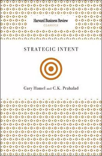 Strategic Intent cover