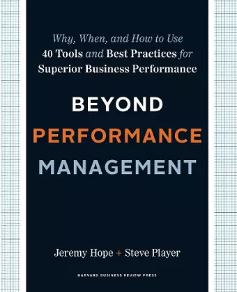 Beyond Performance Management cover