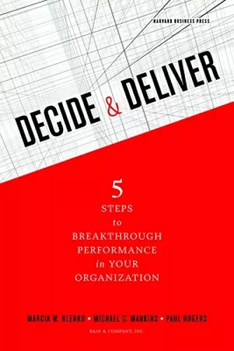 Decide and Deliver cover