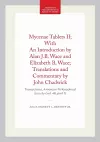 Mycenae Tablets II; with an Introduction by Alan J.B. Wace and Elizabeth B. Wace; Translations and Commentary by John Chadwick cover
