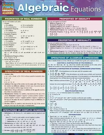 Algebraic Equations cover