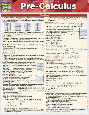 Pre - Calculus cover