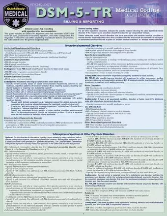 Dsm-5-Tr Medical Coding cover