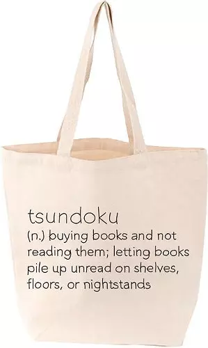 Book Habit Tote cover