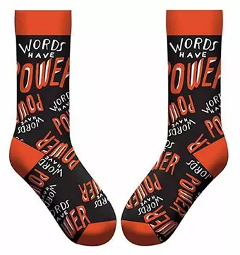 Words Have Power Socks cover