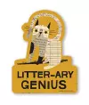 Literr-ary Genius Sticker cover