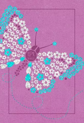 The Passion Translation New Testament with Psalms Proverbs and Song of Songs (2020 Edn) Youth Girls Butterfly cover