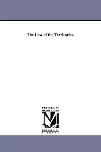 The Law of the Territories. cover