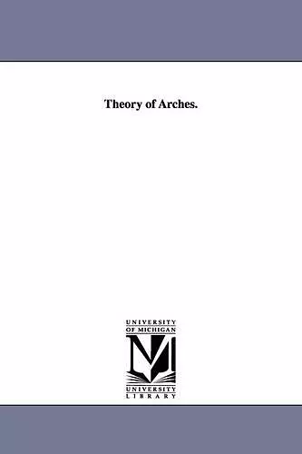 Theory of Arches. cover