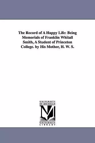 The Record of A Happy Life cover