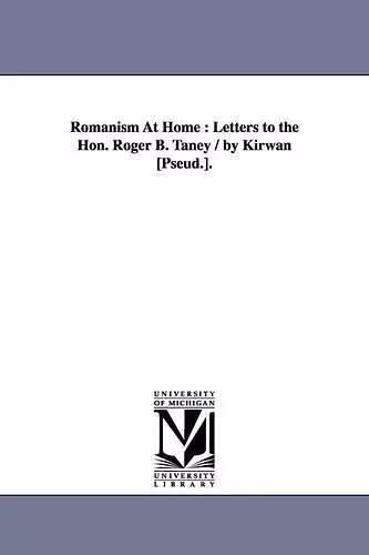 Romanism At Home cover