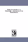 Pindar. Tr. by the Rev. C. A. Wheelwright ... and Anacreon. Tr. by Thomas Bourne. cover