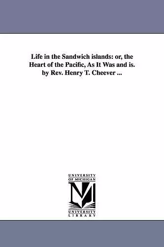 Life in the Sandwich islands cover