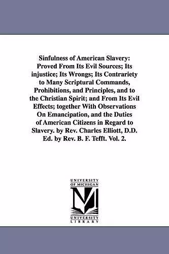 Sinfulness of American Slavery cover