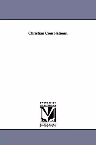 Christian Consolations. cover