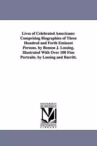 Lives of Celebrated Americans cover